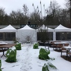 Location - Location de tente pliante 3x3 avec fenêtres, murs, portes, gouttières, ... en Ile de France (Paris), dans le Val d'Oise, en Picardie, dans les Yvelines, ...