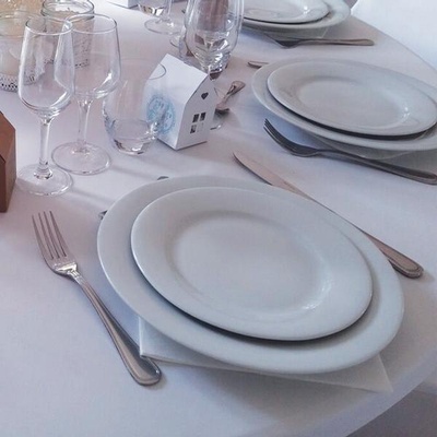 Location de vaisselle : assiette ronde en ile de France, Paris 75