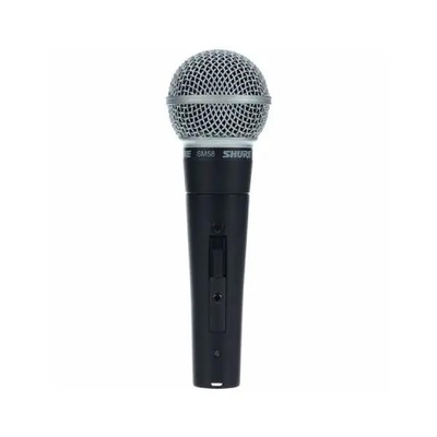 Location de micro filaire SHURE SM58 modèle S avec interrupteur ON/OFF