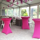 Location - Location de housses en lycra pour buffet et manges-debout en Ile de France, Val d'Oise, Paris. 