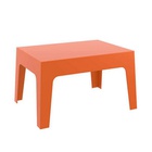 Location de table basse lounge orange pour différents événements en ile de France et en région parisienne. 