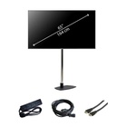Location d'un pack comprenant un écran de 65" sur un pied. Livraison et installation à Paris et dans toute l'Ile de France 