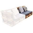 Location de canapé palette droit pour soirée lounge, mariage, cocktail à Paris Ile de France (Val d'Oise et Picardie). 