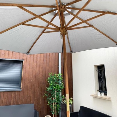 Parasol rond gris 300 cm Location parasol gris rond pour mariage à Paris