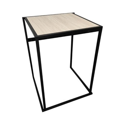 Mange debout noir et bois clair Location de table haute de type mange debout en bois clair et structure métallique pour tous vos événements à Paris (75) et dans toute l'ile de France.