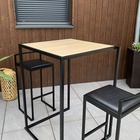 Location - Location de manges-debout en métal avec les tabourets en Ile de France. 