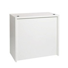 Location de comptoir d'accueil blanc pour salon professionnel, stand en ile de France et en picardie 60 