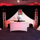 Location - Location de housses en lycra pour buffet et manges-debout en Ile de France, Val d'Oise, Paris. 