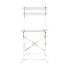 Location de chaise garden pliante blanche pour réception en extérieur, anniversaire en ile de France et en Picardie 