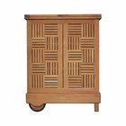 Location - Location de bar exotique en bois pour réception privée, anniversaire ou salon VIP. Plusieurs rangements possibles. Ile de France & Picardie 