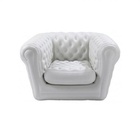 Location de Fauteuil chesterfield gonflable blanc en Ile de France et Picardie (Oise, Val d'Oise et Paris). 