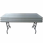 Location de table rectangulaire 183cm ajustable. 