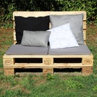 Location - Location de canapé palette droit pour soirée lounge, mariage, cocktail à Paris Ile de France (Val d'Oise et Picardie). 