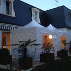 Location - Location de tente pliante 3x3 avec fenêtres, murs, portes, gouttières, ... en Ile de France (Paris), dans le Val d'Oise, en Picardie, dans les Yvelines, ... 