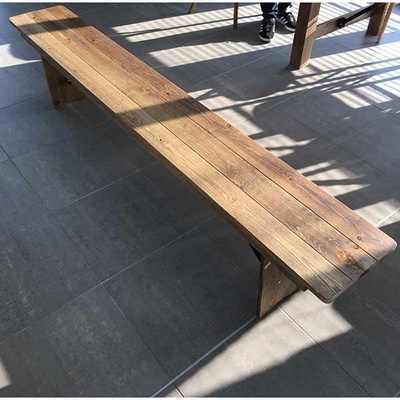 Banc pliant bois vintage Location de banc en bois pour votre cérémonie laïque ou religieuse.