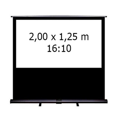 Ecran 200x125 cm Pull-Up Location d'écran déroulant très léger et facile de montage à Paris (75) et dans toute l'Ile de France