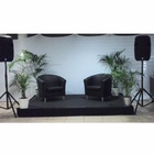 Location - Location de fauteuil similicuir noir démo en Ile de France et Picardie. 