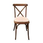 Location de chaise vintage Crossback avec coussin 