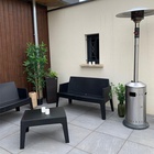 Location - Location de mobilier de jardin avec chauffage parasol au gaz en région parisienne. 