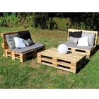 Location - Location de canapé palette droit pour soirée lounge, mariage, cocktail à Paris Ile de France (Val d'Oise et Picardie). 