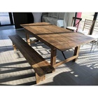 Location - Location de banc et table en bois vintage à Paris (75) et dans toute l'Ile de France 