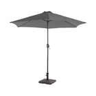 Parasol gris avec base 