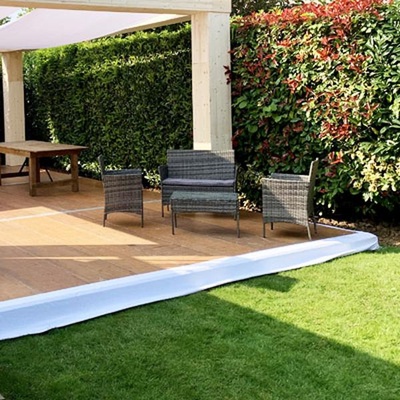 Location et installation de jupe de plancher pour parquet de réception