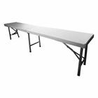 Location de banc pliant HPDE. 