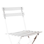 Location - Location de chaise garden pliante blanche pour réception en extérieur, anniversaire en ile de France et en Picardie 