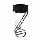 Location de tabouret alu noir. 