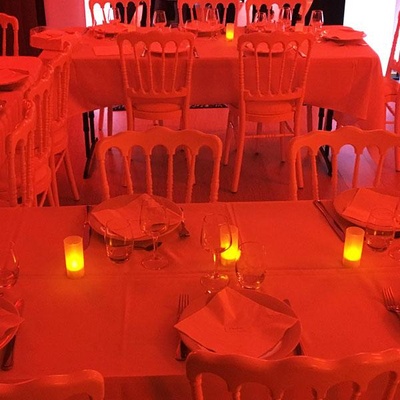 Chandelles LED en cire | Location décoration mariage Ile de France