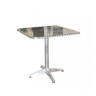 Location de table guéridon carré industriel pour bar, soirée en ile de France, val d'oise 95 et en picardie 60. 