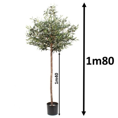 Olivier artificiel Location de plante artificielle, olivier 180 cm pour décoration, soirée privée en ile de France, 95,75 et en Picardie 60