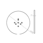 Location d'embase lourde monotube 20 Kg ASD. 