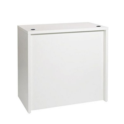 Comptoir accueil blanc Location de comptoir d'accueil blanc pour salon professionnel, stand en ile de France et en picardie 60