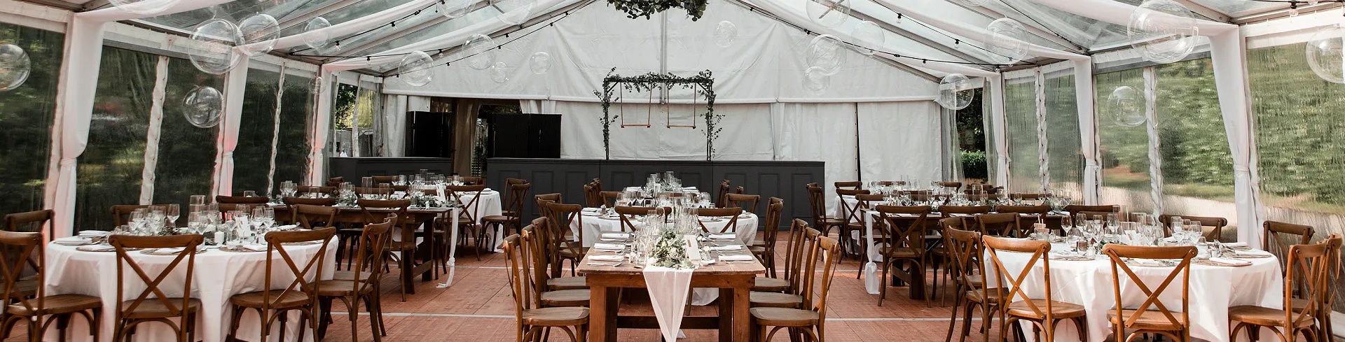 Image RVS Event : Mariage champêtre sous tente cristal