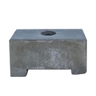 Location de plots en béton de 500 kg pour le lestage de tentes, structures et chapiteaux. Empilable et facilement déplaçable à l'aide du passage de fourches. 